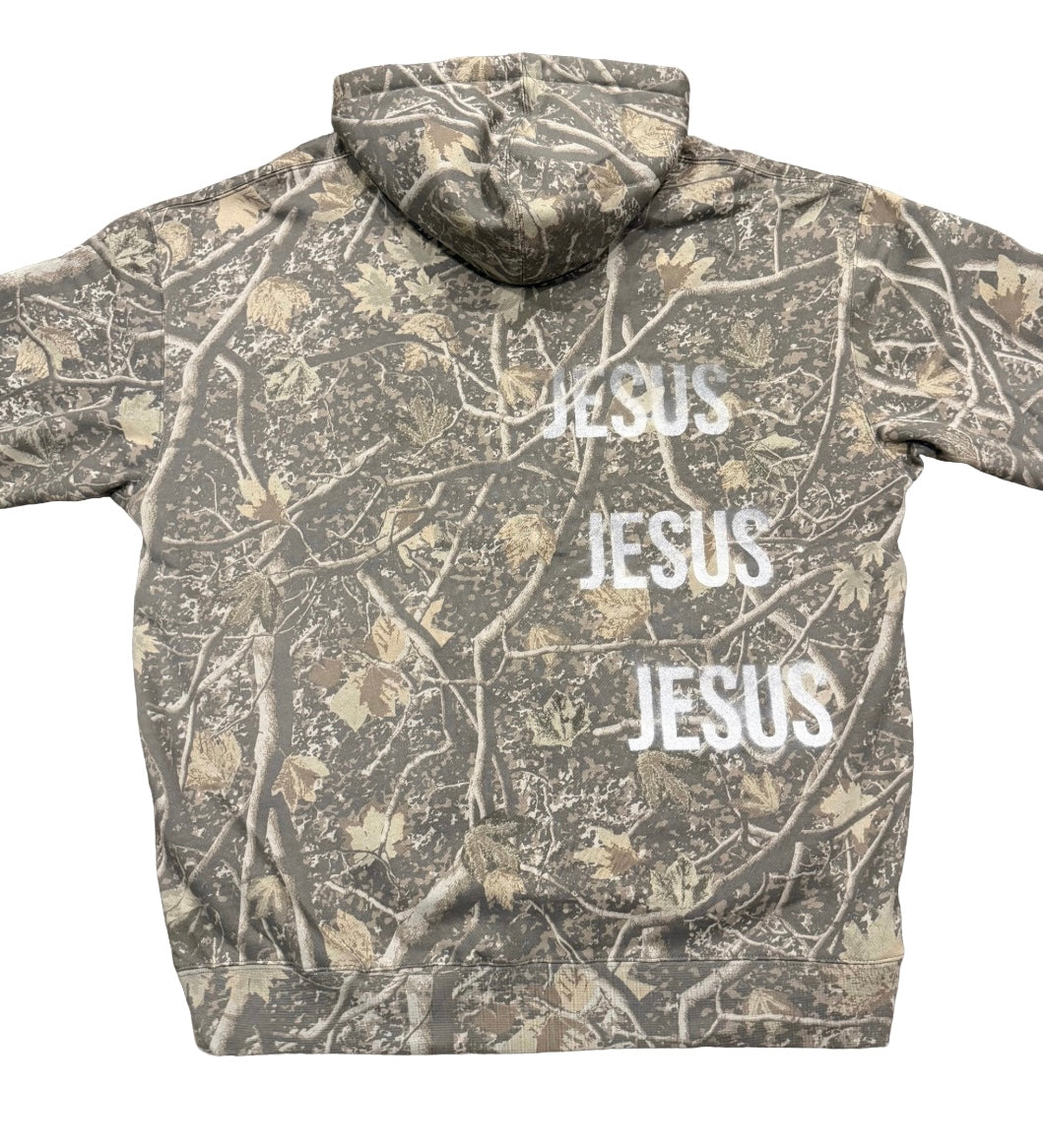 CAMO 3 JESUS HOODIE